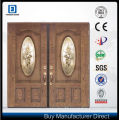 Fangda Curved Wooden Grain Fiberglass Door